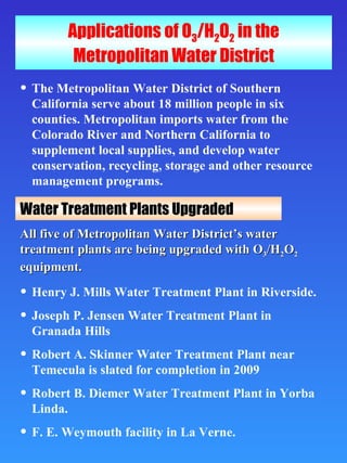 H2o2 Disposal Ozone H2 O2 | PPT