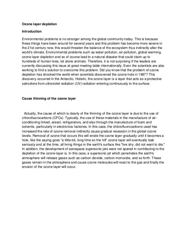an introduction to the issues with the ozone layer an introduction to the issues with the ozone layer