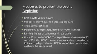 Ozone layer depletion | PPTX