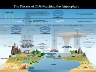 The Process of ODS Reaching the Atmosphere
 
