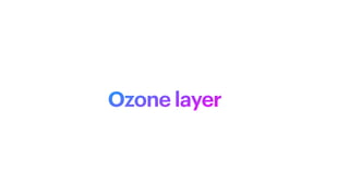 Ozone layer
 