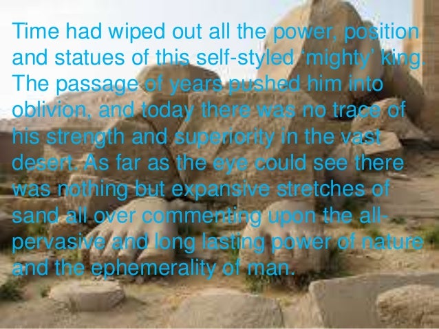 ozymandias tone ozymandias tone