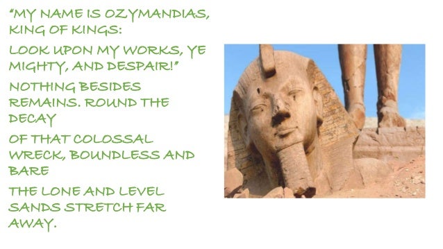 Image result for ozymandias meaning