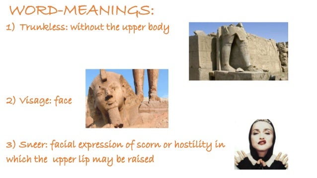 Ozymandias The Poem