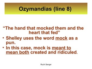 irony in ozymandias irony in ozymandias