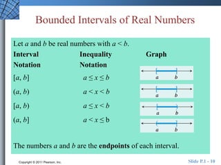 Unbounded Interval Math P | PPTX