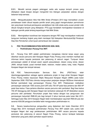 Laporan Ketua Audit Negara Tahun 2013 Siri 3 - Pulau Pinang