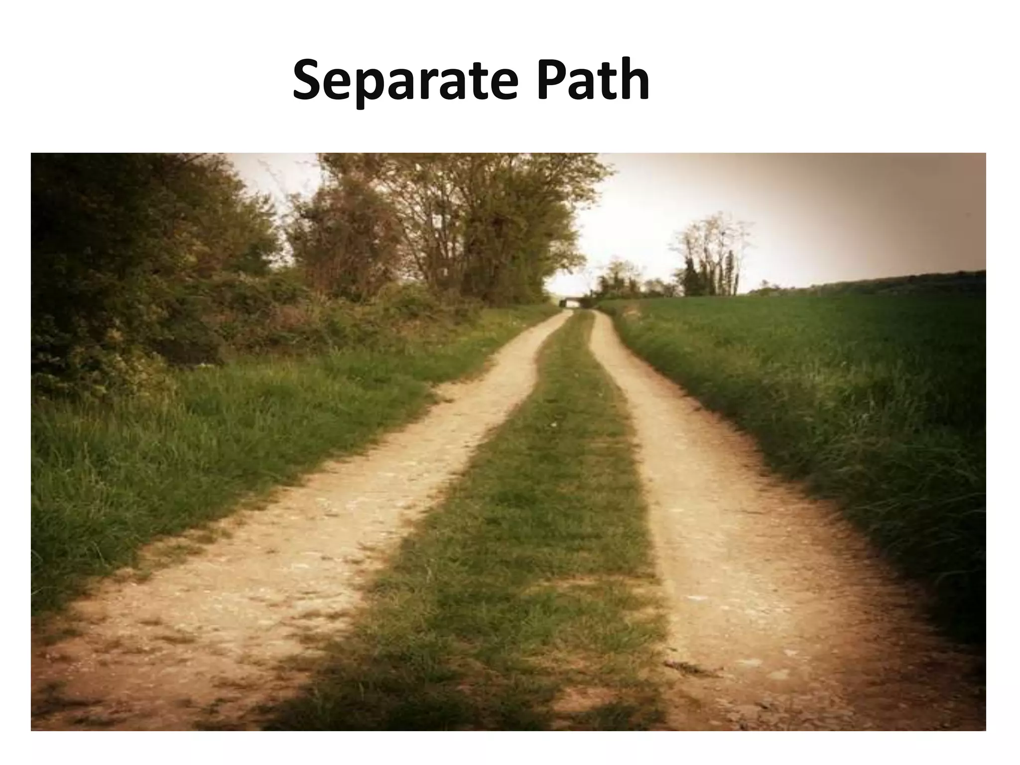 Separate Path
 