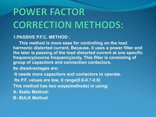 P.F.C. Methods in Non-Linear Loads | PPS