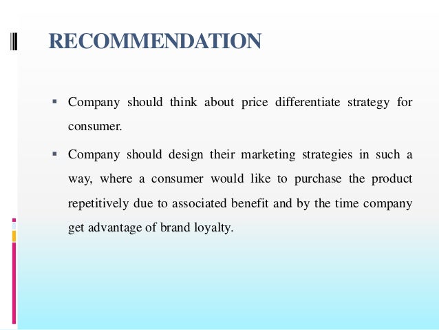 Dissertation report on brand loyalty