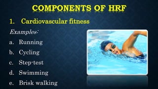 brisk walking and swimming are good examples of exercise.