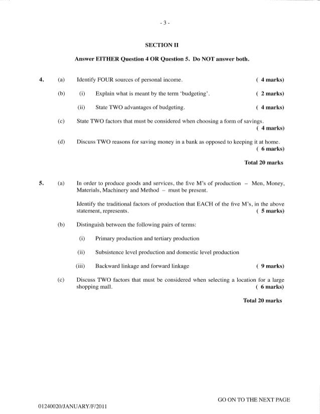 Principles Of Business Cxc Past Papers With Answers Business Walls