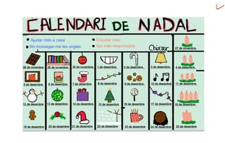 Calendari d'advent.