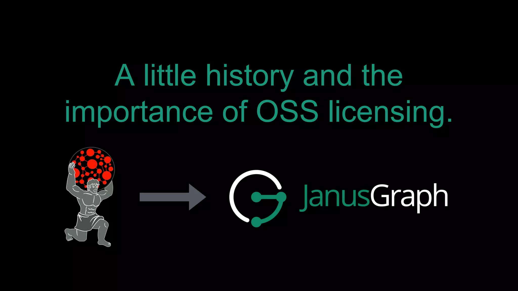 A little history and the
importance of OSS licensing.
 