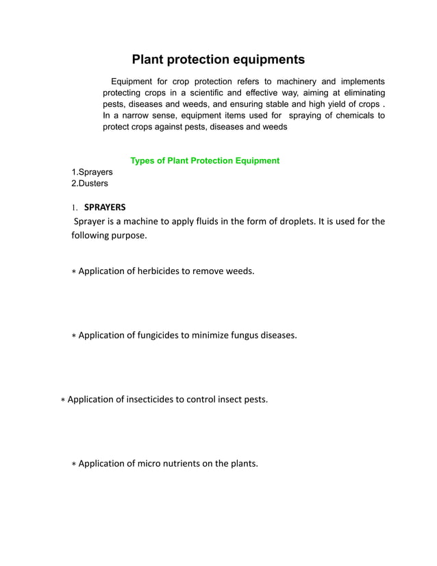 Plant protection equipments anupam 2017 PDF