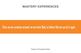 Property of Futurepoint Ireland
MASTERY EXPERIENCES
 