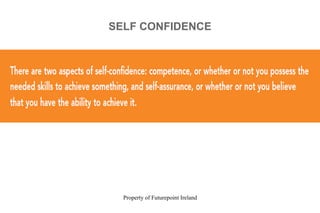 Property of Futurepoint Ireland
SELF CONFIDENCE
 