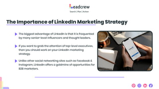 LinkedIn presence