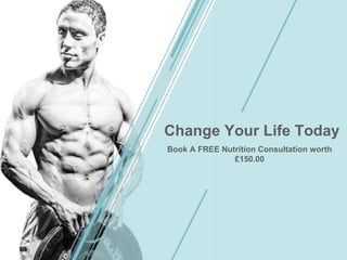 Change Your Life Today
Book A FREE Nutrition Consultation worth
£150.00
 
