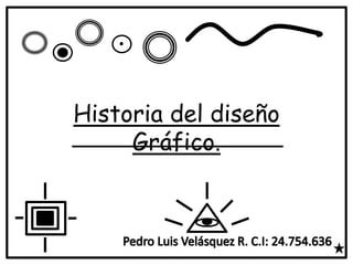 Historia del diseño
Gráfico.
 