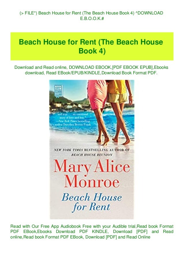 P D F File Beach House For Rent The Beach House Book 4 Download