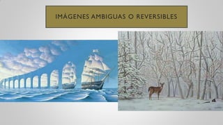 IMÁGENES AMBIGUAS O REVERSIBLES
 