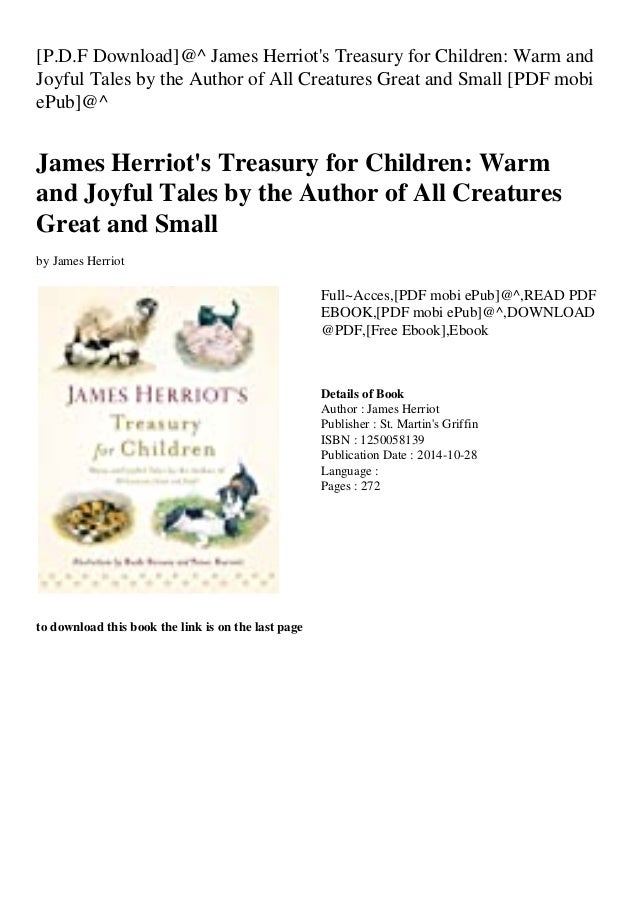 P D F Download James Herriot S Treasury For Children Warm And Joy