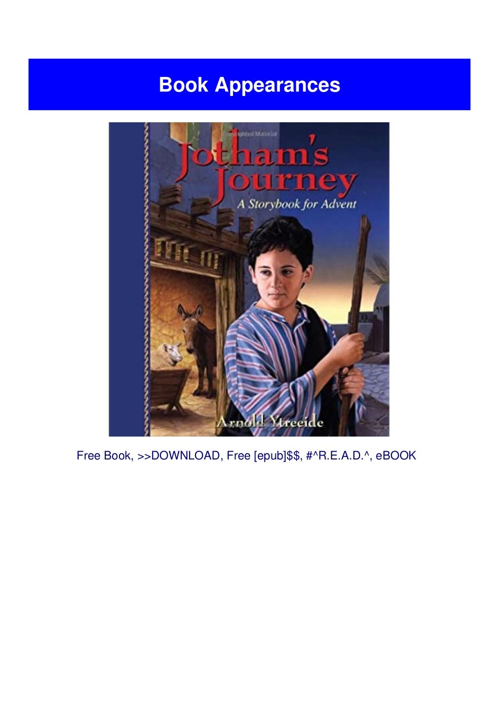jotham's journey pdf