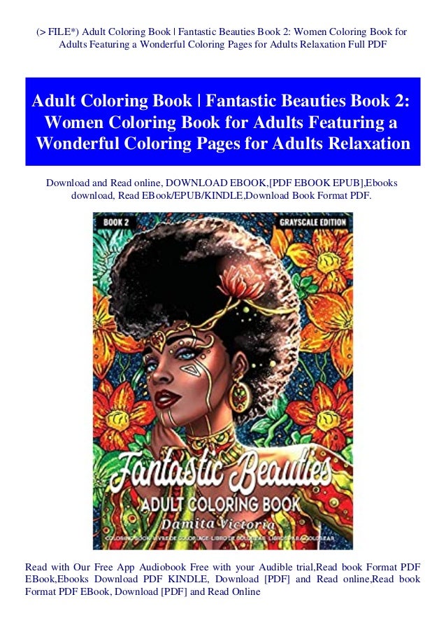 Download P D F File Adult Coloring Book Fantastic Beauties Book 2 Women Co