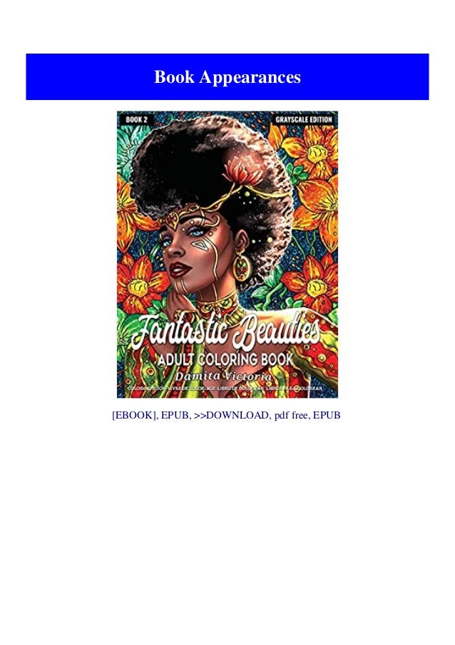 Download P D F File Adult Coloring Book Fantastic Beauties Book 2 Women Co