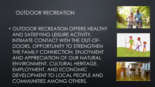 FITT PRINCIPLE AND OUTDOOR RECREATIONAL ACTIVITIES | PPTX