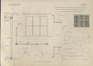 DER BAUMEISTER
34. JAHRGANG, HEFT 2
TA FEL 14'
(zu S. 37-41)
HAUS BREITLING. Architekt Dipl.-Ing. E. Breitling, Tübingen
Links: Glasvorbau an der Südseite im Maßstab 1:20 und 1:2
Unten: Blumenfenster in der Eßnische (Ostseite)
A "
 