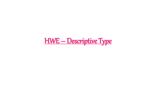 Hwe Example P-27 Hardy – Weinberg & Natural selection Problems - with Solutiions.pptx