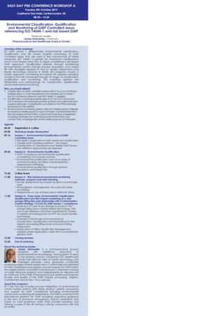 Pharmaceutical Cleanroom Technology Europe 2019 | PDF
