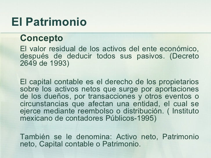 Módulo 1. Patrimonio Sociedades de Capital