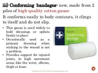 Surgical dressings & bandages.pptx
