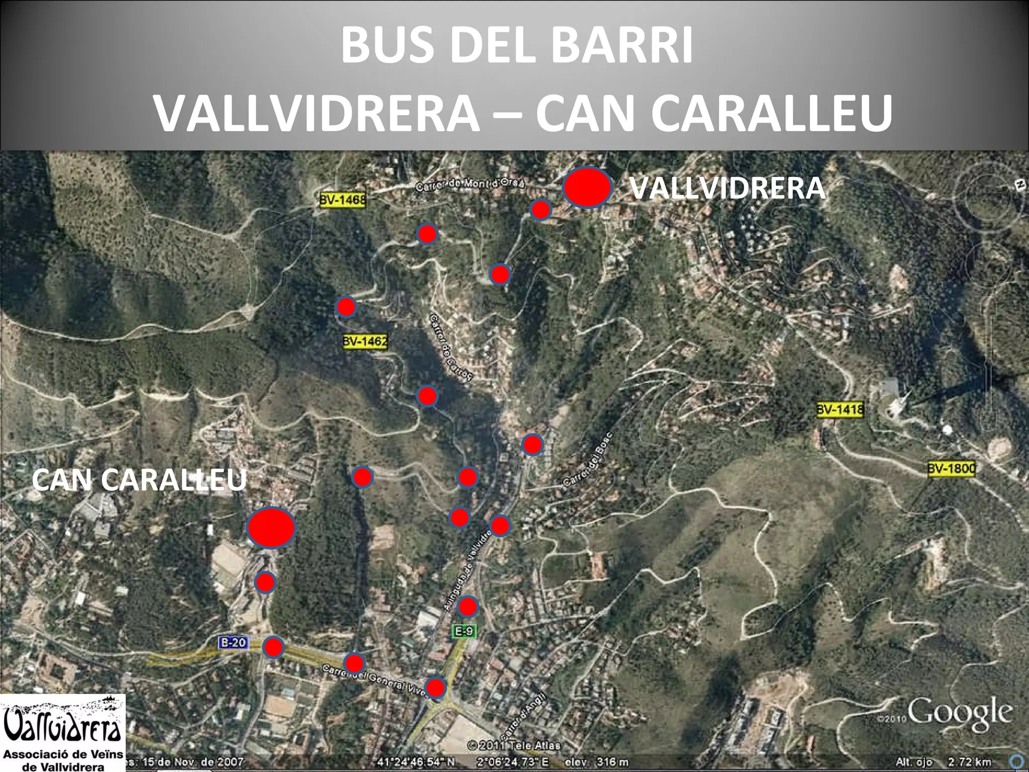 BUS DEL BARRI  VALLVIDRERA – CAN CARALLEU VALLVIDRERA CAN CARALLEU 