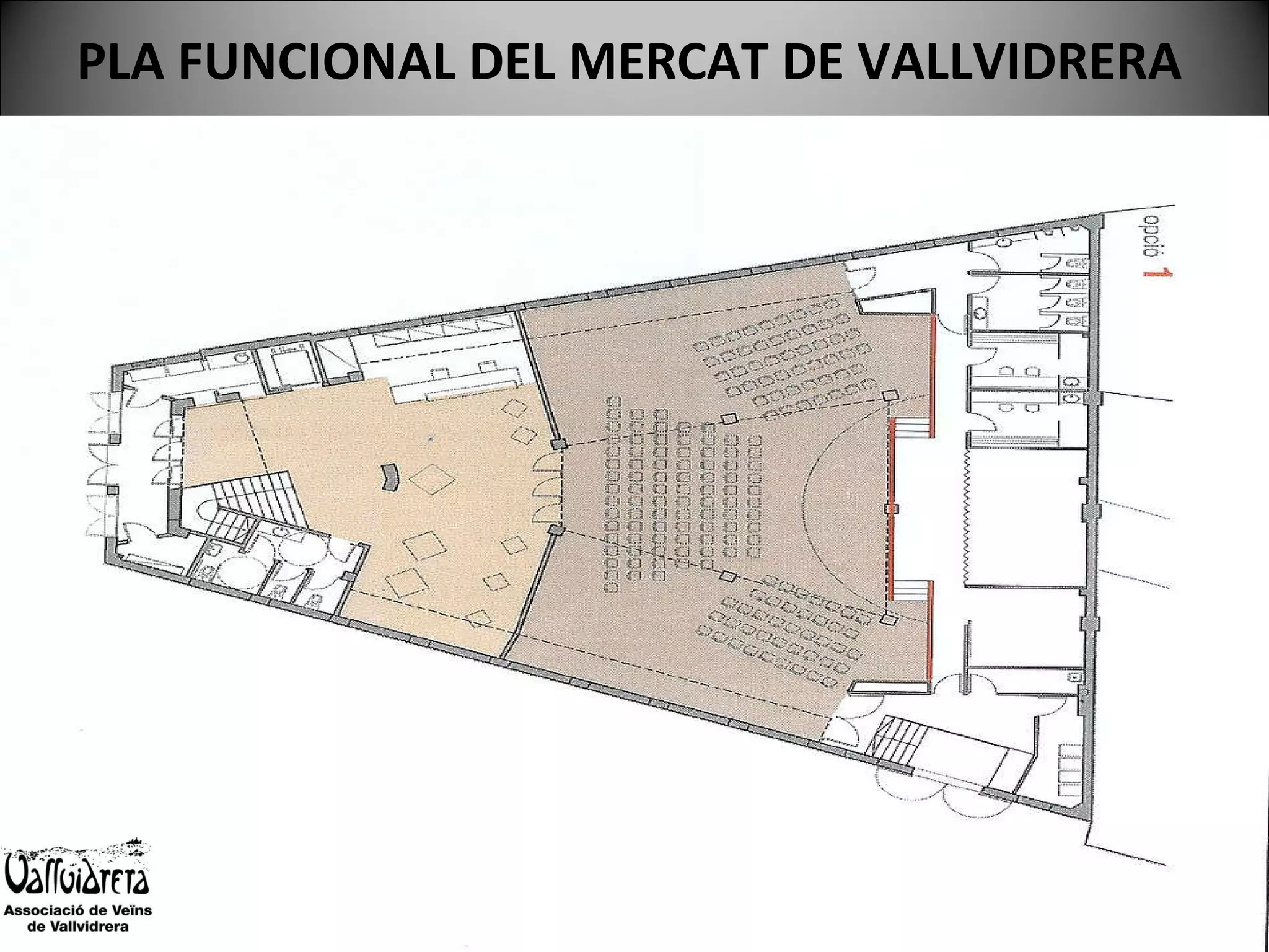 PLA FUNCIONAL DEL MERCAT DE VALLVIDRERA 