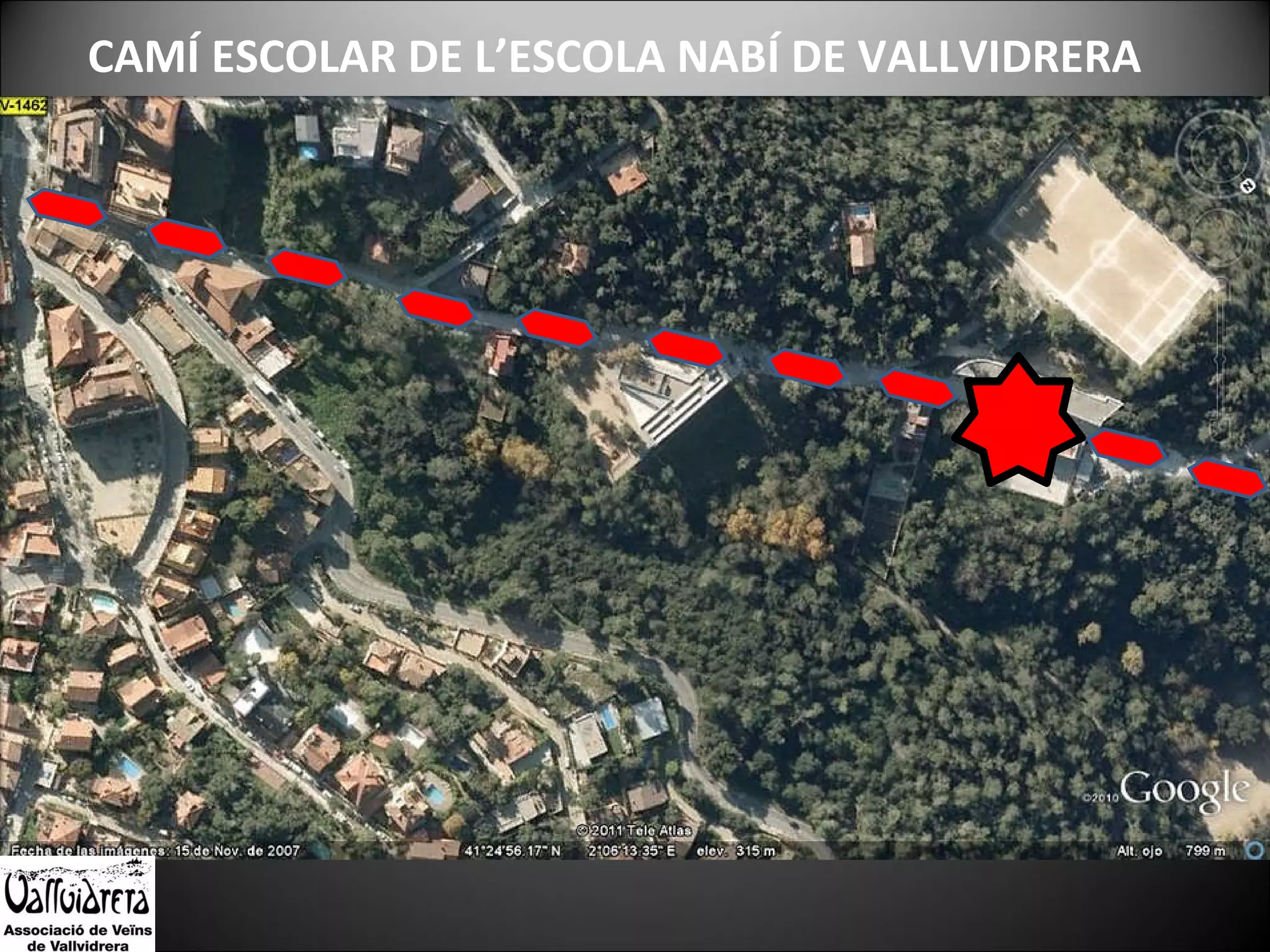 CAMÍ ESCOLAR DE L’ESCOLA NABÍ DE VALLVIDRERA 