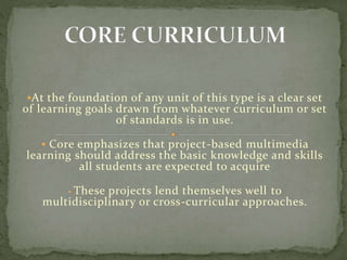 Project Based Multimedia Learning Edtech Pptx