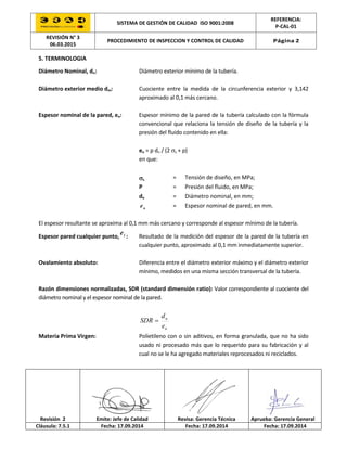 P-CAL-01 (3) inspeccion y control de calidad | PDF