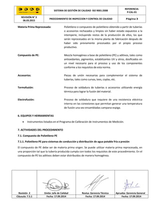 P-CAL-01 (3) inspeccion y control de calidad | PDF