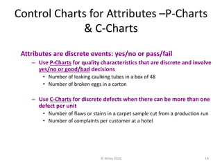 P chart & c-chart | PPT