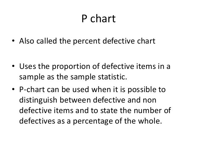 Difference Between C Chart And P Chart