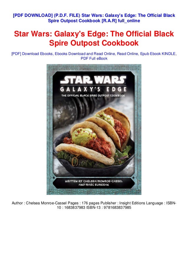 P D F File Star Wars Galaxy S Edge The Official Black Spire Outp