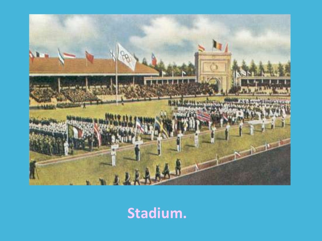 1920 Antwerp Olympics.