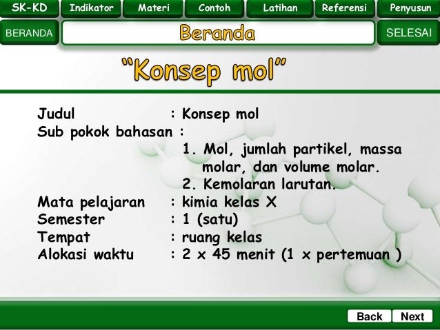 P E Lks Konsep Mol