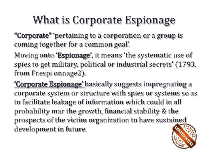 CorporateEspionage