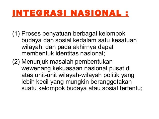 Integrasi Nasional