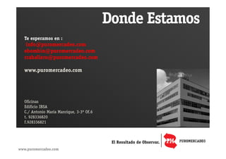 Puro Mercadeo, Consultora de Comunicación y Marketing